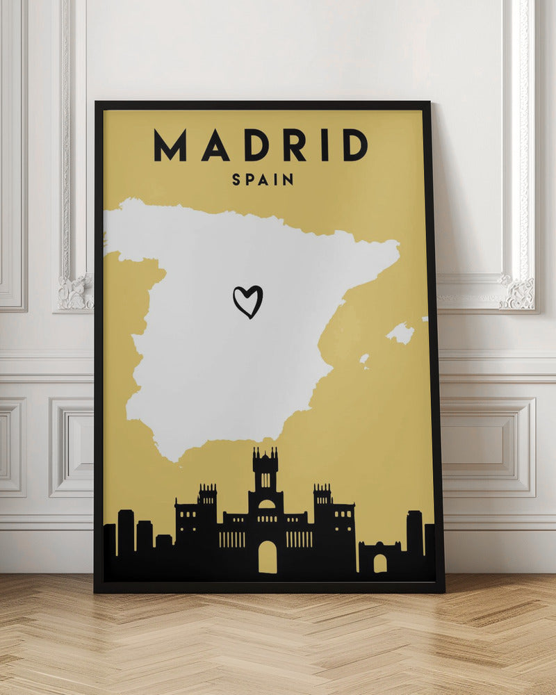 City Love Maps 44 - Poster / Art Print