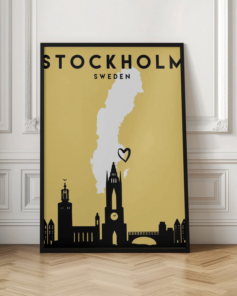 City Love Maps 83 - Poster / Art Print