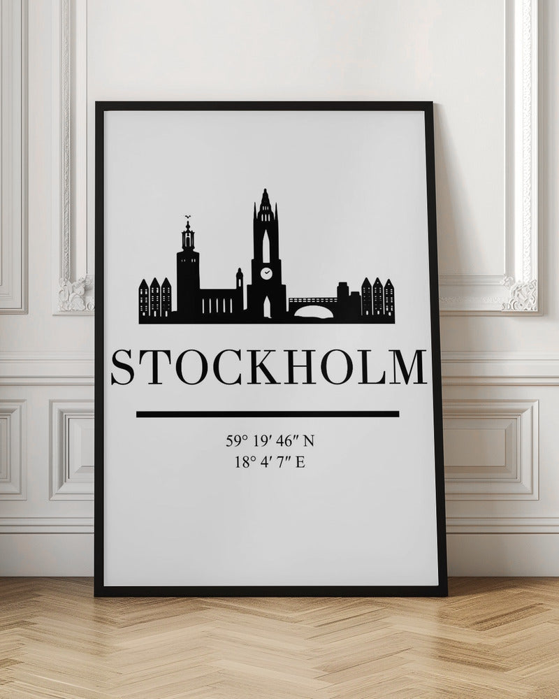 Black Skyline 83 - Poster / Art Print