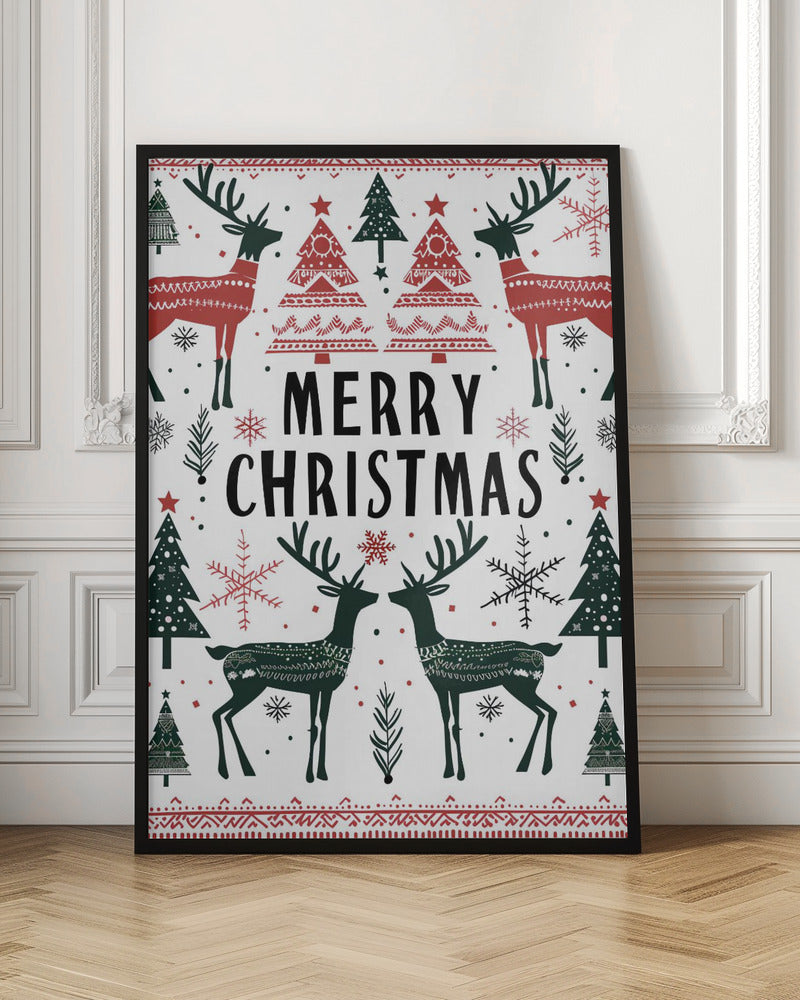 Merry Christmas No 2 - Poster / Art Print