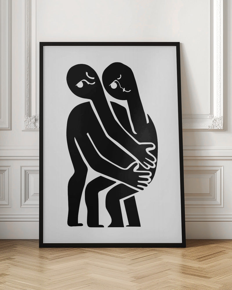 Abstract Hug No 1 - Poster / Art Print