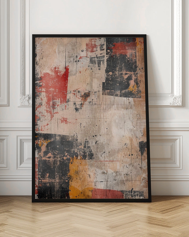 Abstract Cracks No 2 - Poster / Art Print