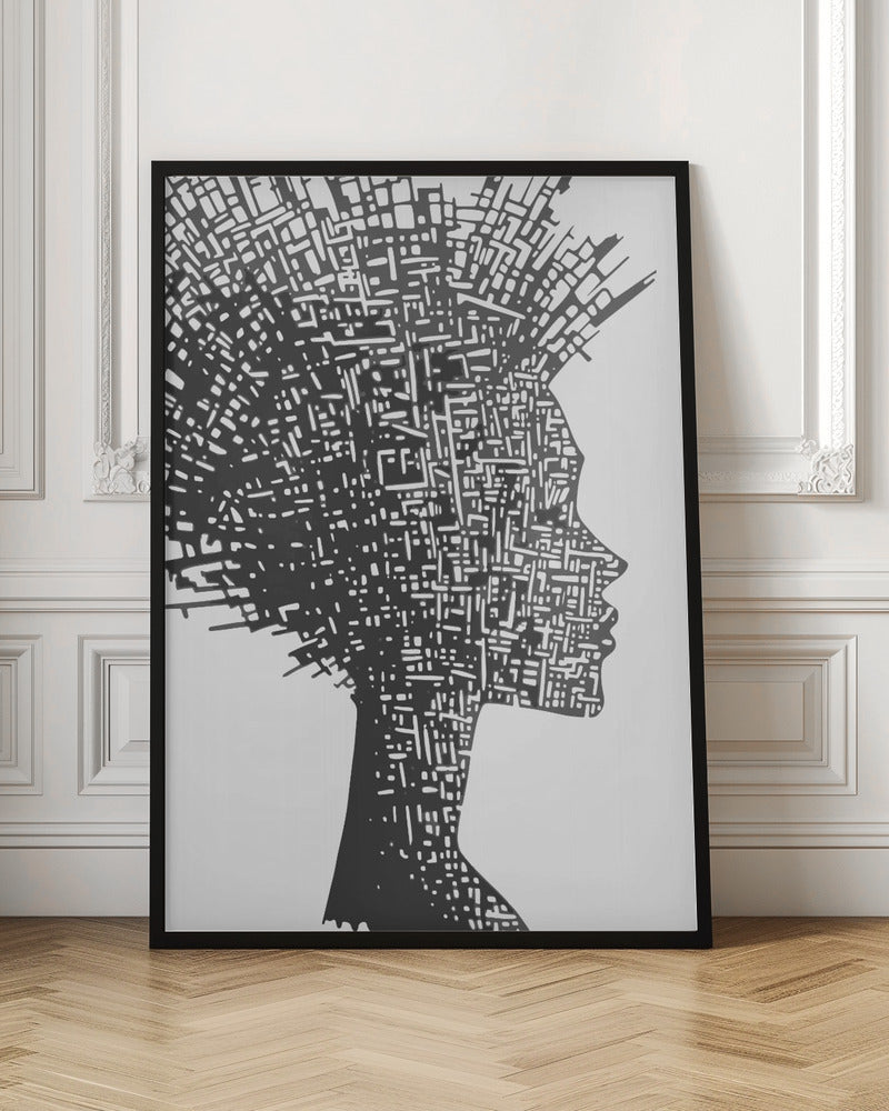 Face In Profile - Poster / Art Print