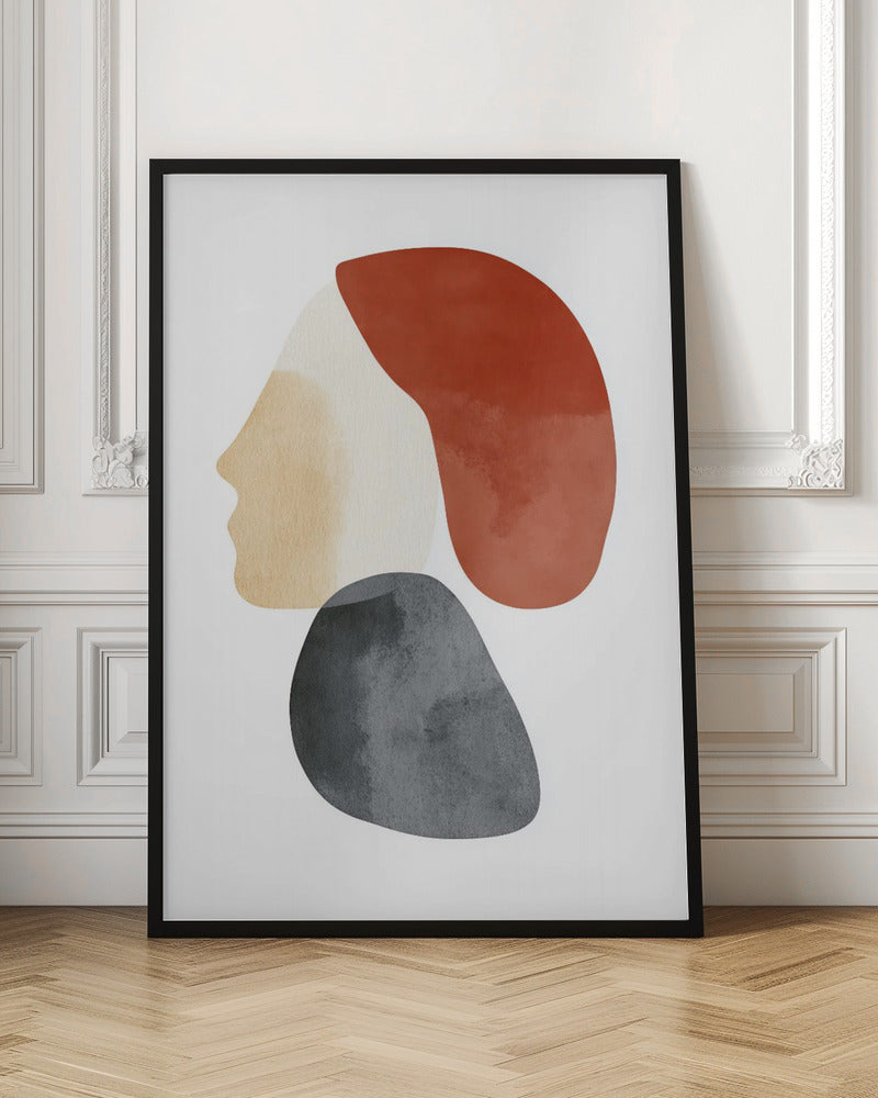 Abstract Minimalist Shapes No 1 - Poster / Art Print