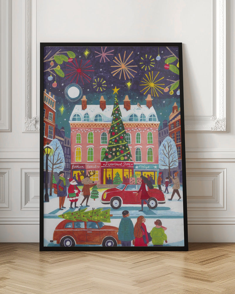 Christmas in the City - Poster / Art Print