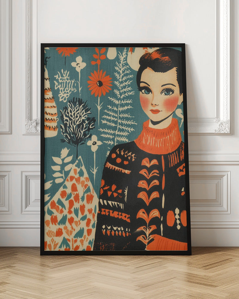 Vintage Mag Knitted Sweater - Poster / Art Print