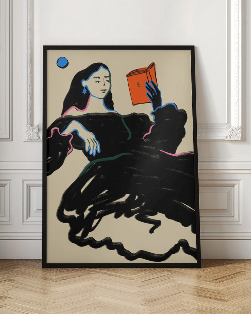 Midnight Reading - Poster / Art Print