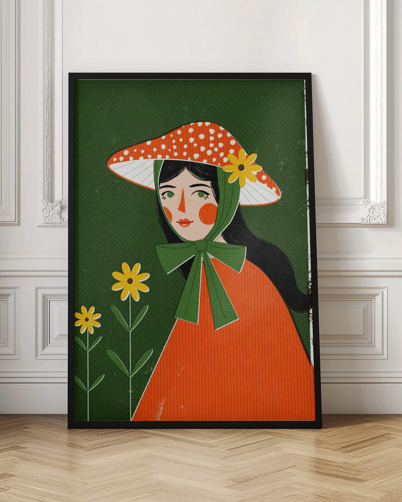 Mushroom Girl - Poster / Art Print