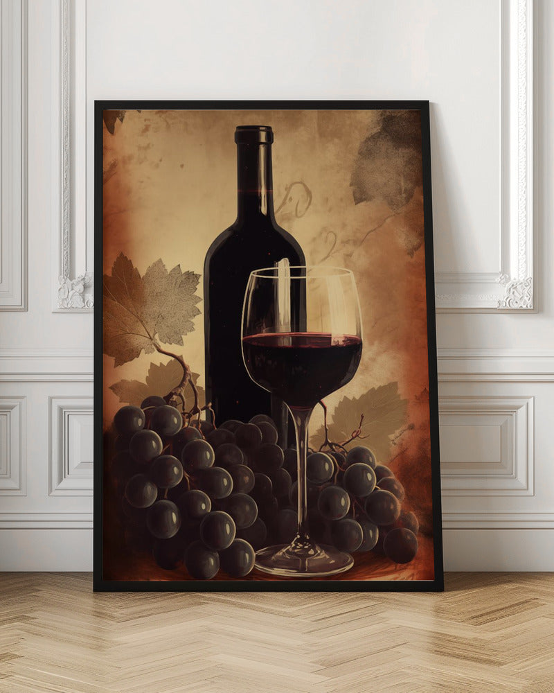 Red Red Wine No 2 - Poster / Art Print