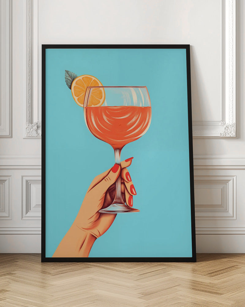 An art print titled 'A Toast To You!', depicting a celebratory or congratulatory theme. Print