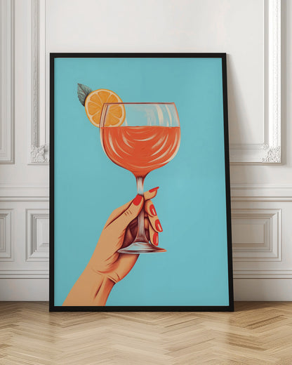 An art print titled 'A Toast To You!', depicting a celebratory or congratulatory theme. Print