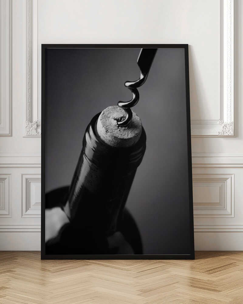 Wine Bottle Opening - Poster / Art Print
