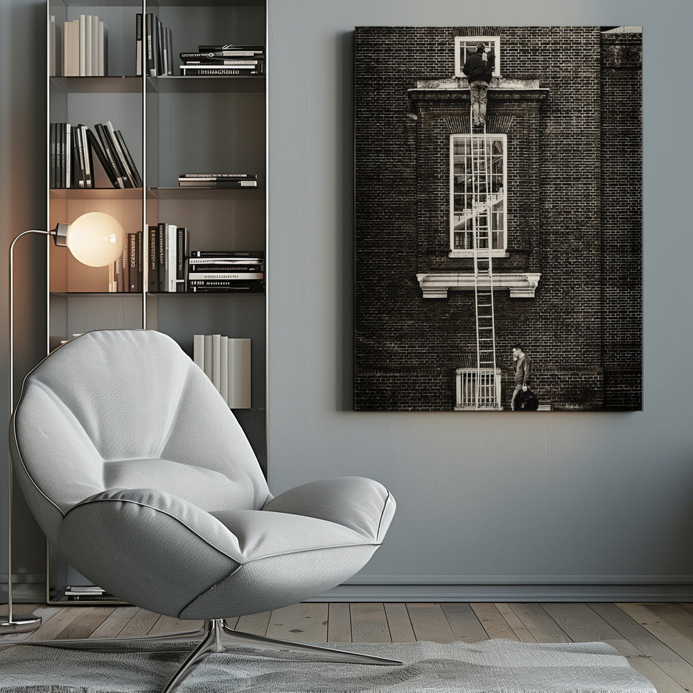 Long Ladder - Poster / Art Print