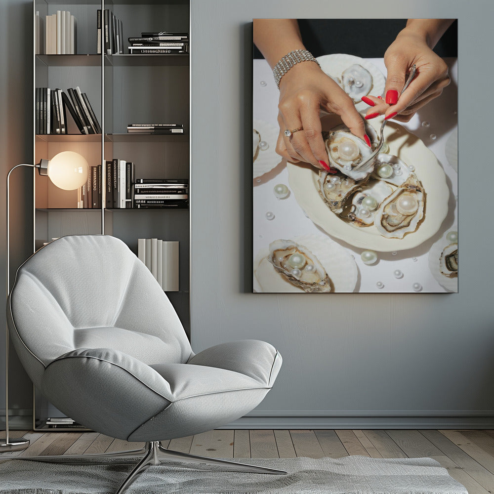 Oyster & Pearls No 01 - Poster / Art Print