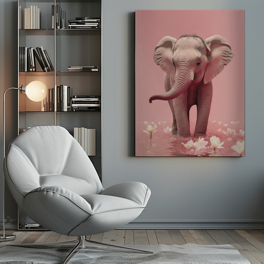 Young Elephant - Poster / Art Print