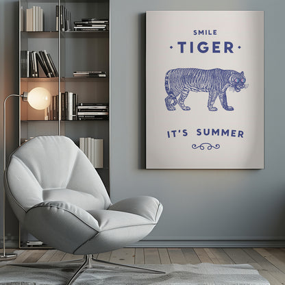 Smile Tiger - Poster / Art Print