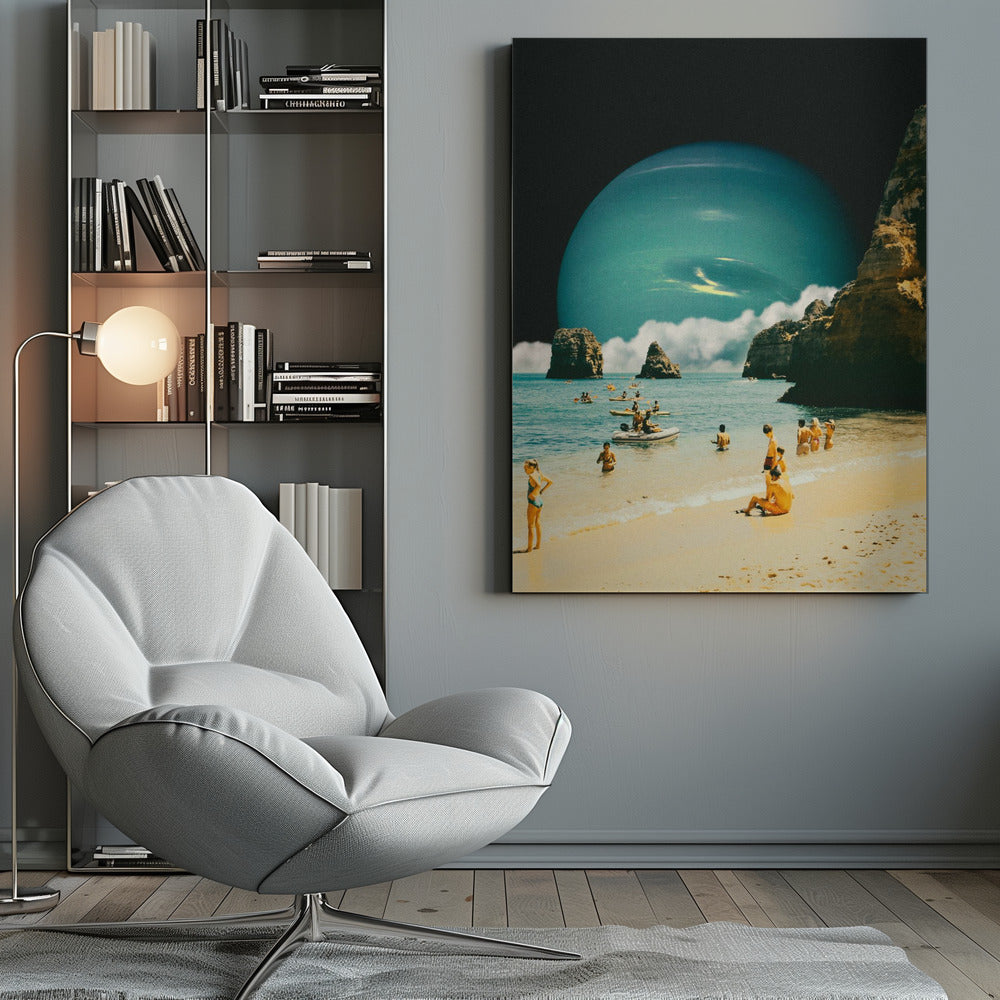 Space Beach - Poster / Art Print