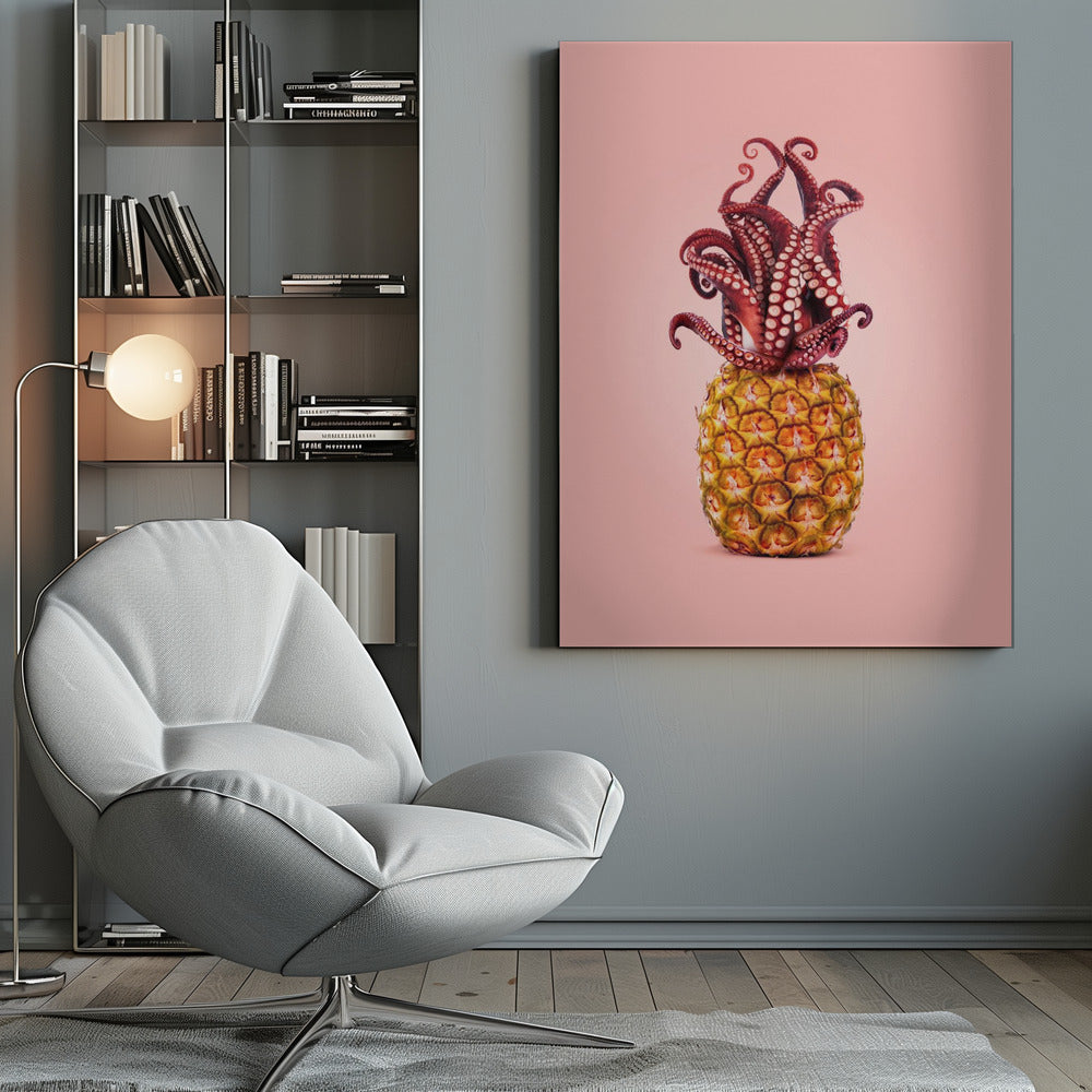 Octopus Pineapple - Poster / Art Print