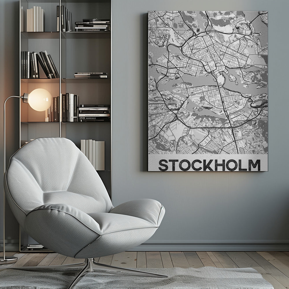 Stockholm White - Poster / Art Print