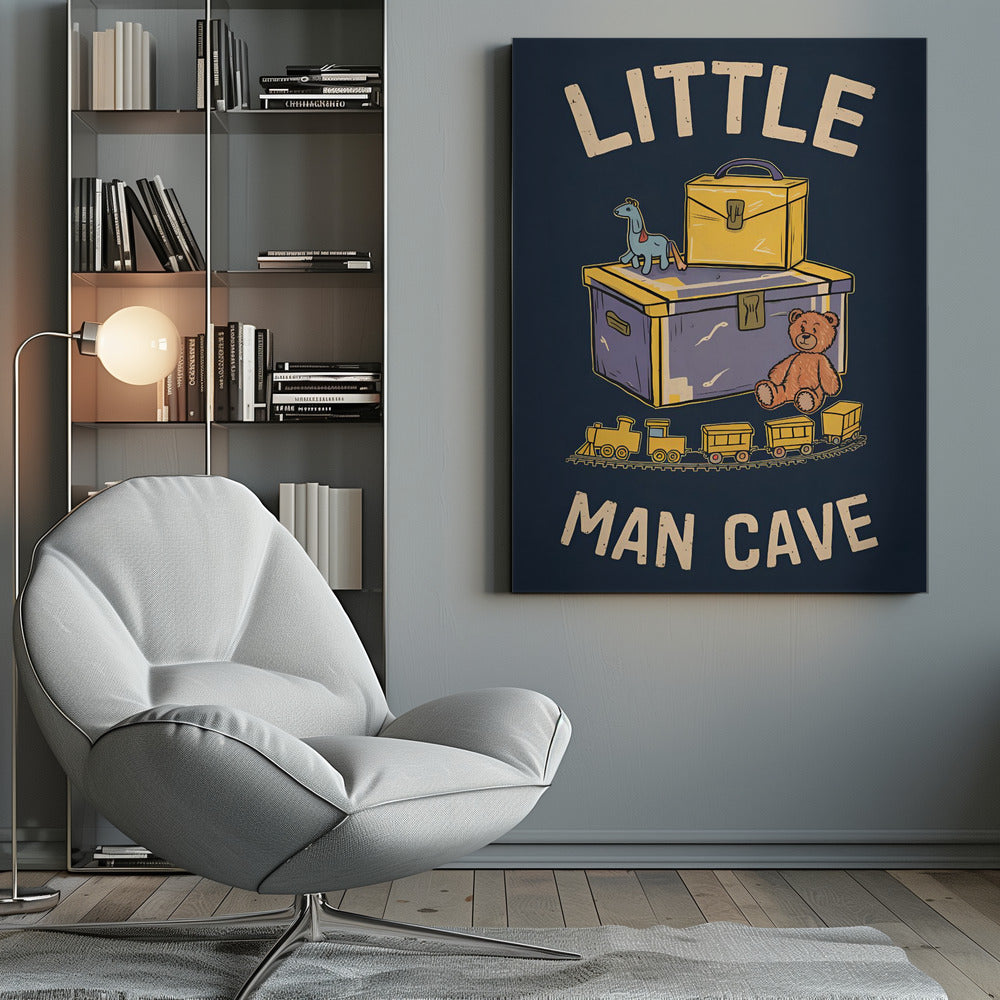 Little Man Cave - Poster / Art Print