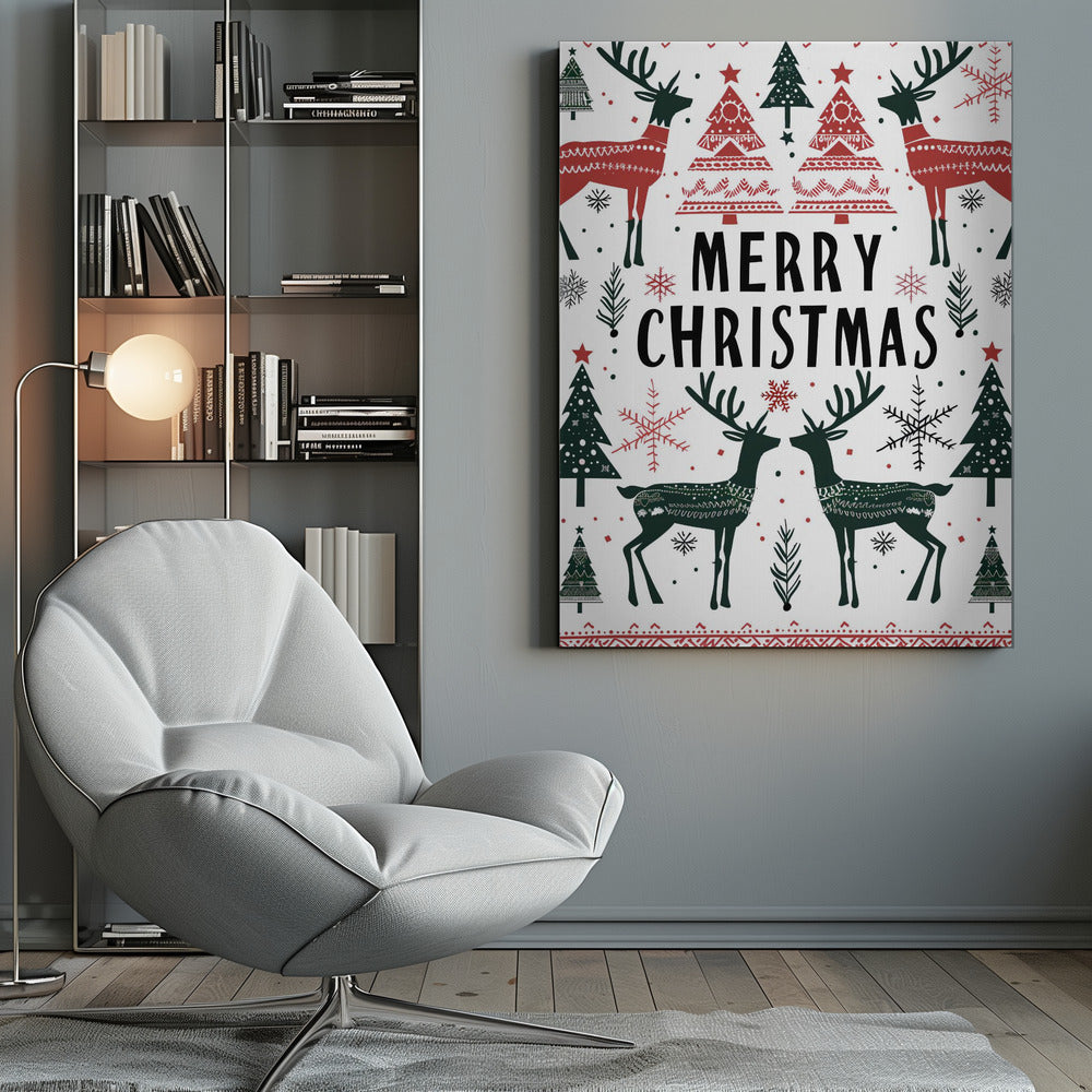 Merry Christmas No 2 - Poster / Art Print