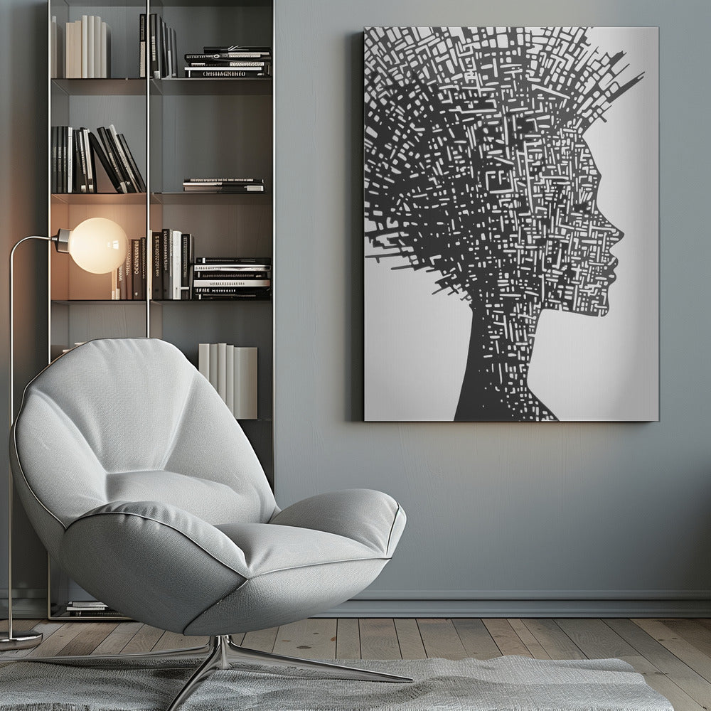 Face In Profile - Poster / Art Print