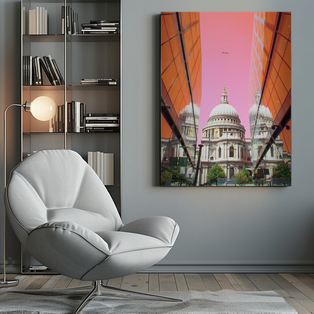 St Pauls View - Poster / Art Print