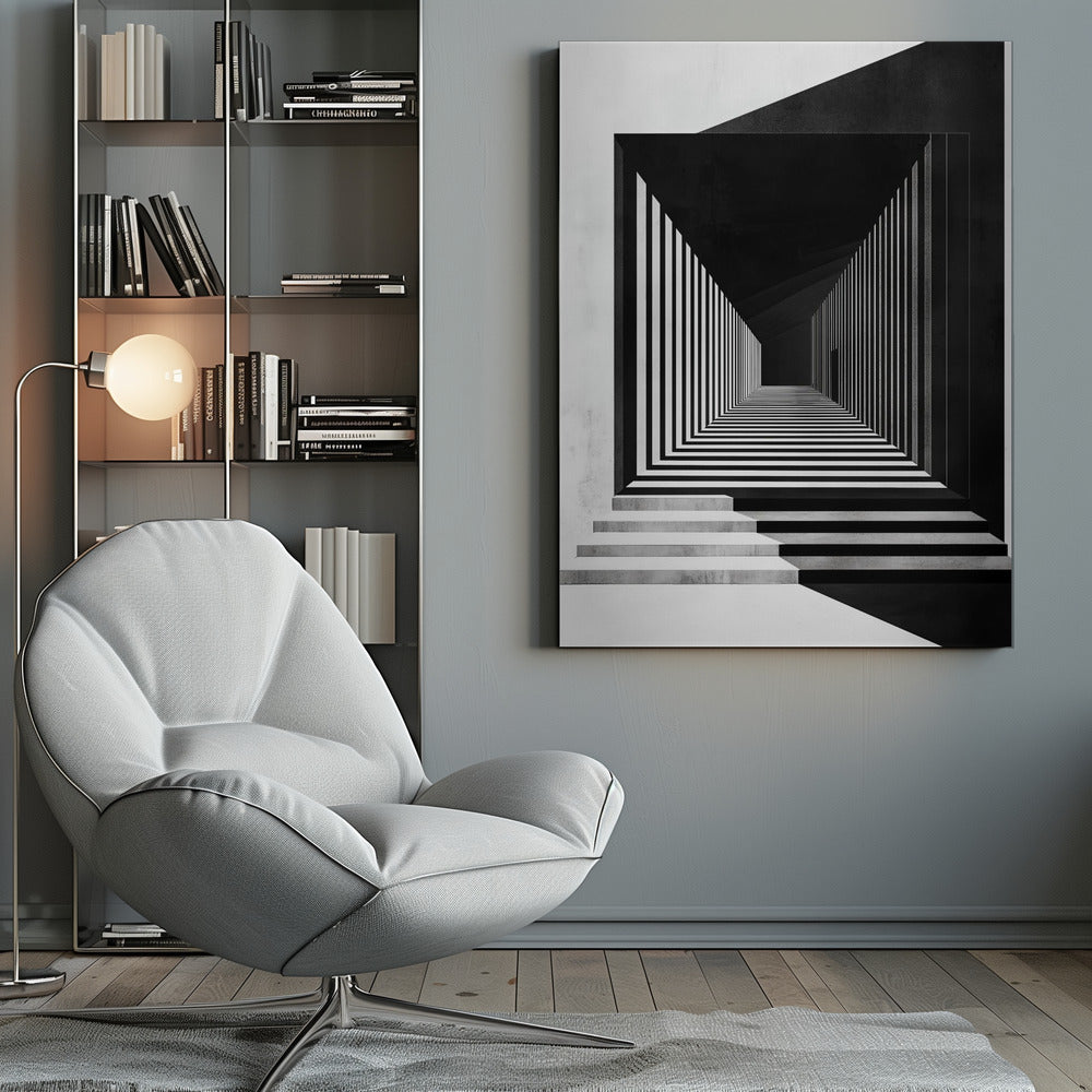 Abstract Hallway - Poster / Art Print