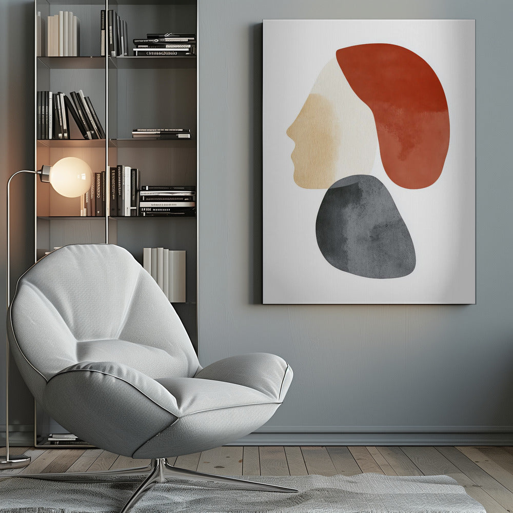 Abstract Minimalist Shapes No 1 - Poster / Art Print