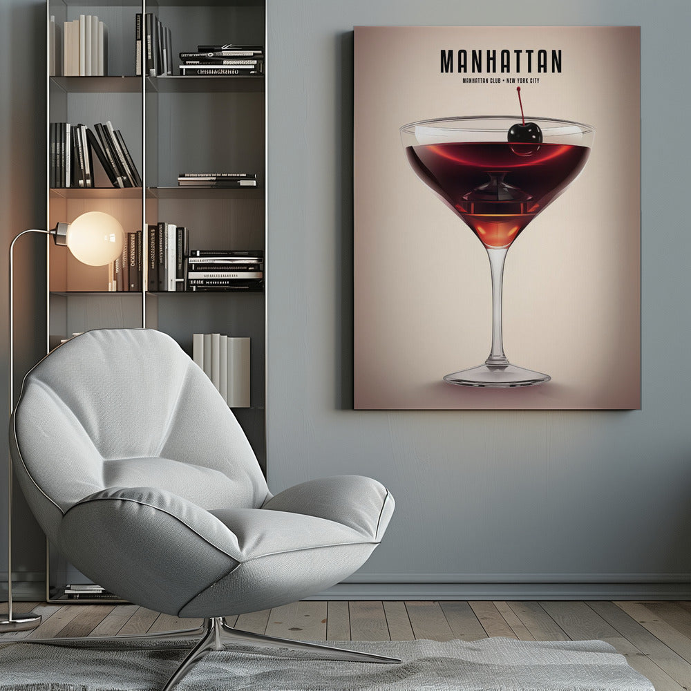 Manhattan Cocktail - Poster / Art Print