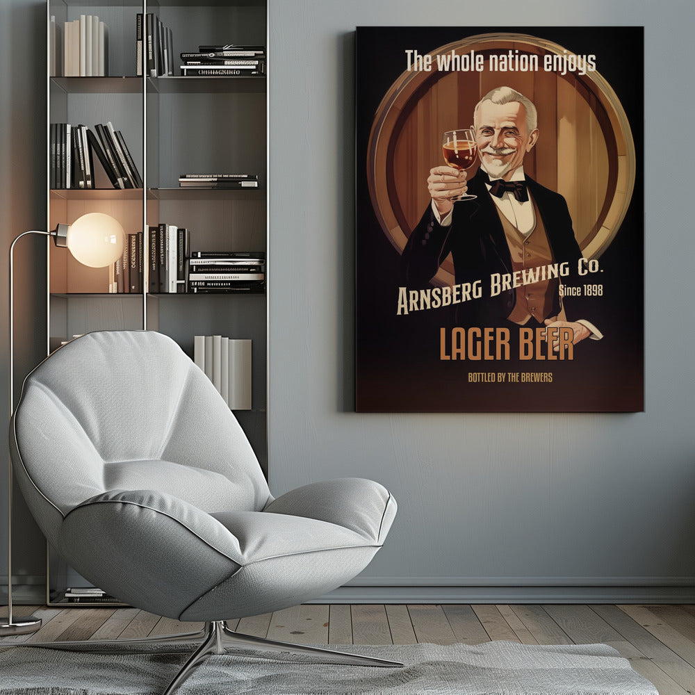 Lager Beer - Poster / Art Print