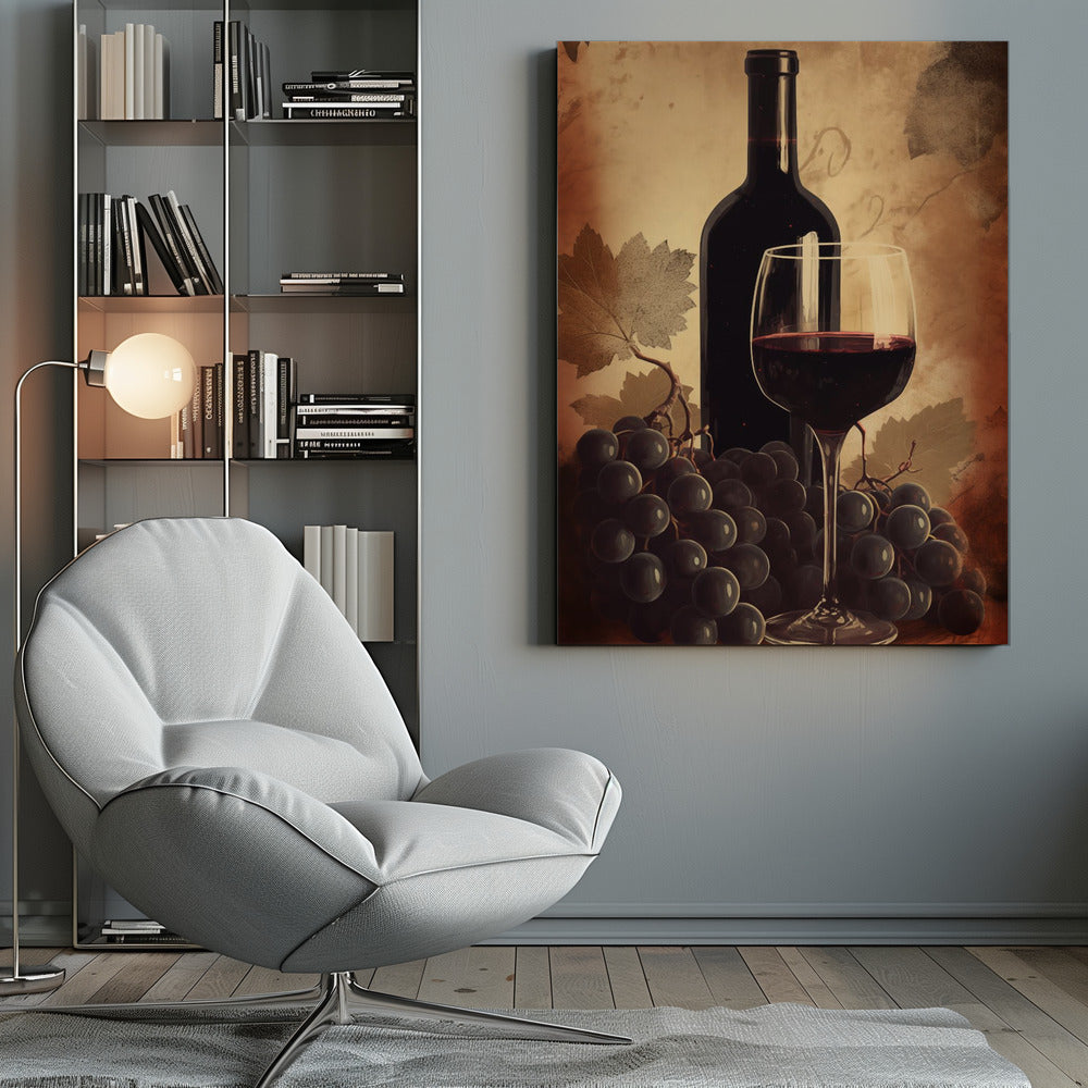 Red Red Wine No 2 - Poster / Art Print