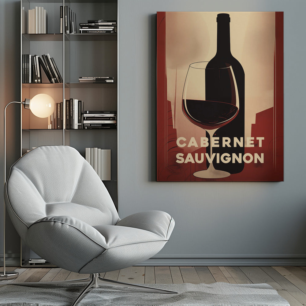 Red Red Wine No 3 - Poster / Art Print