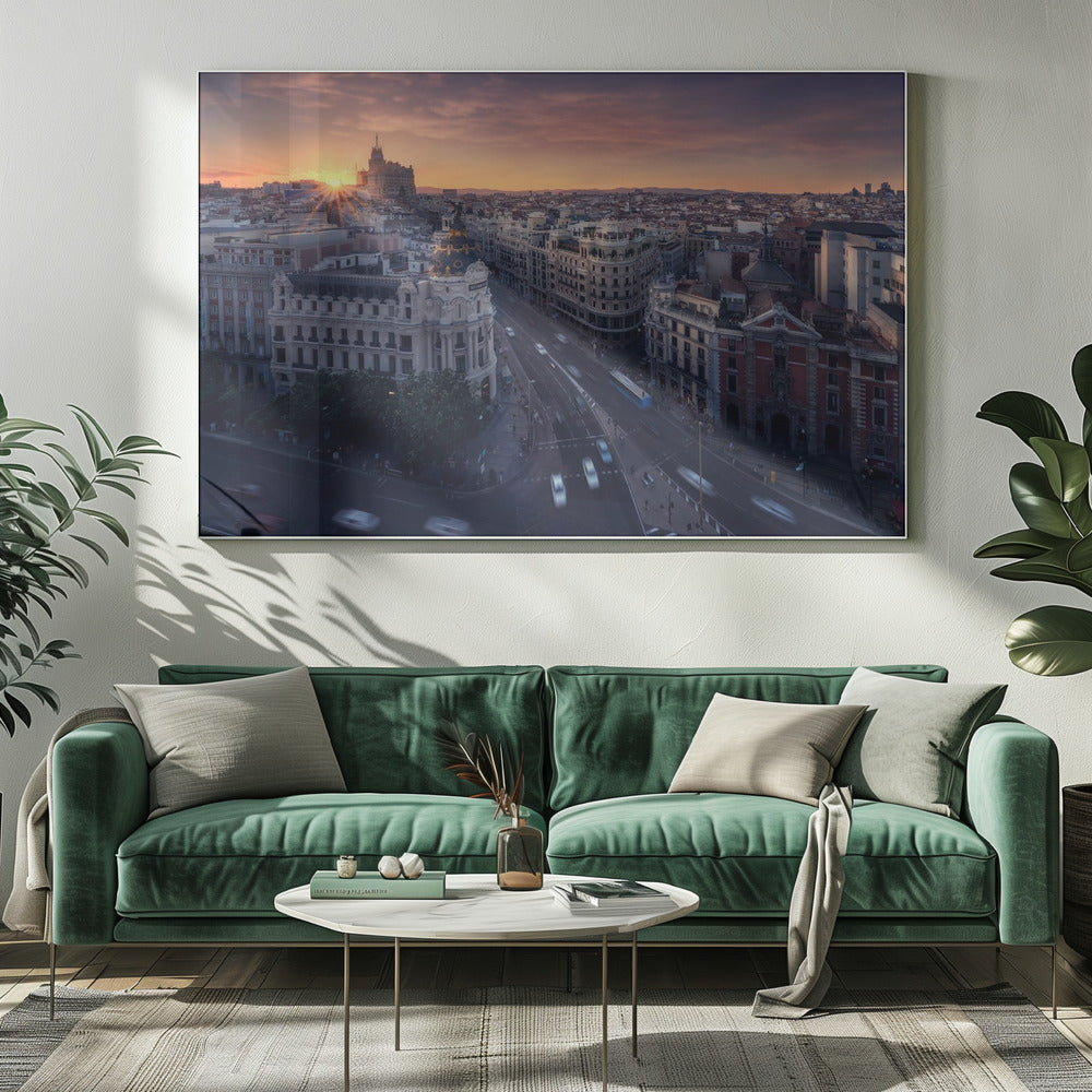 Madrid city - Poster / Art Print