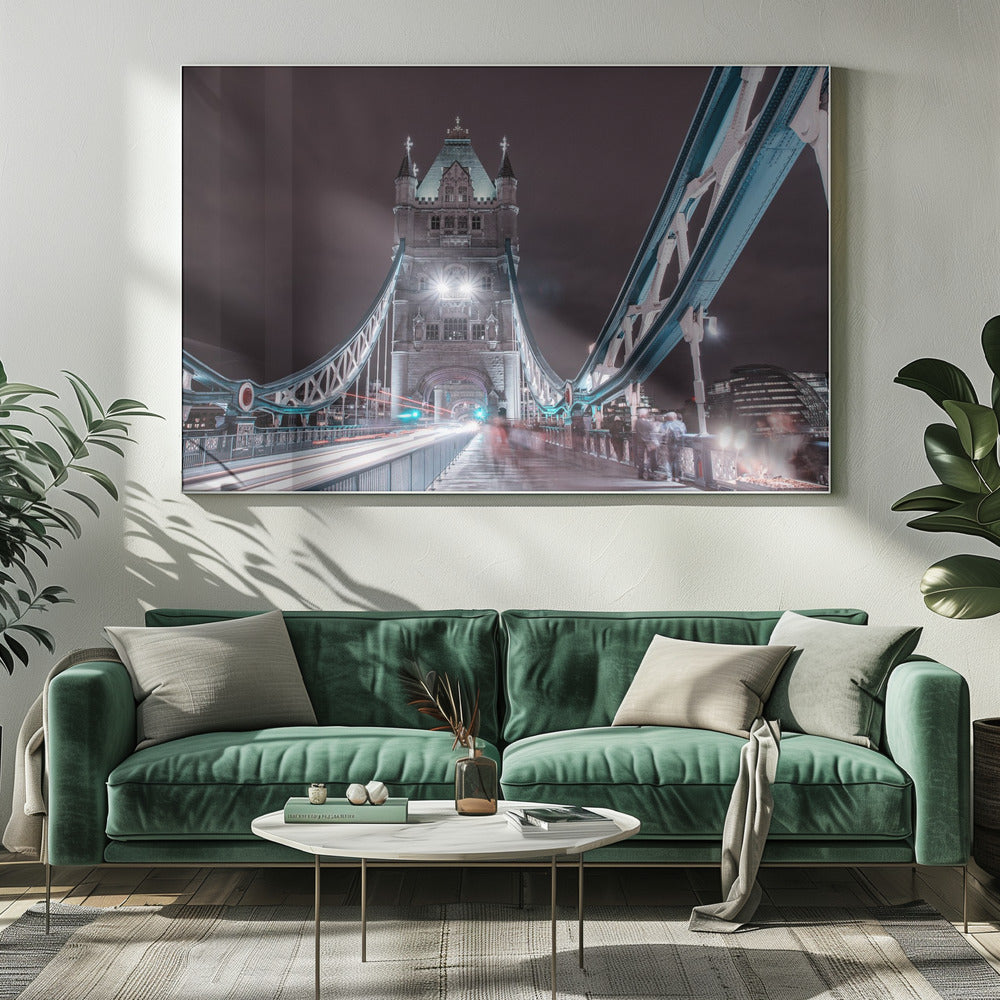 Tower Bridge Night Life - Poster / Art Print