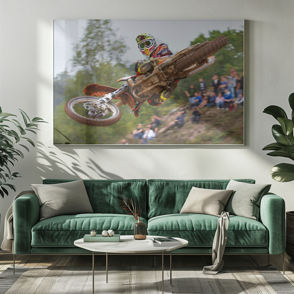 Tony Cairoli Whip Look - Maggiora MX Opening - Poster / Art Print