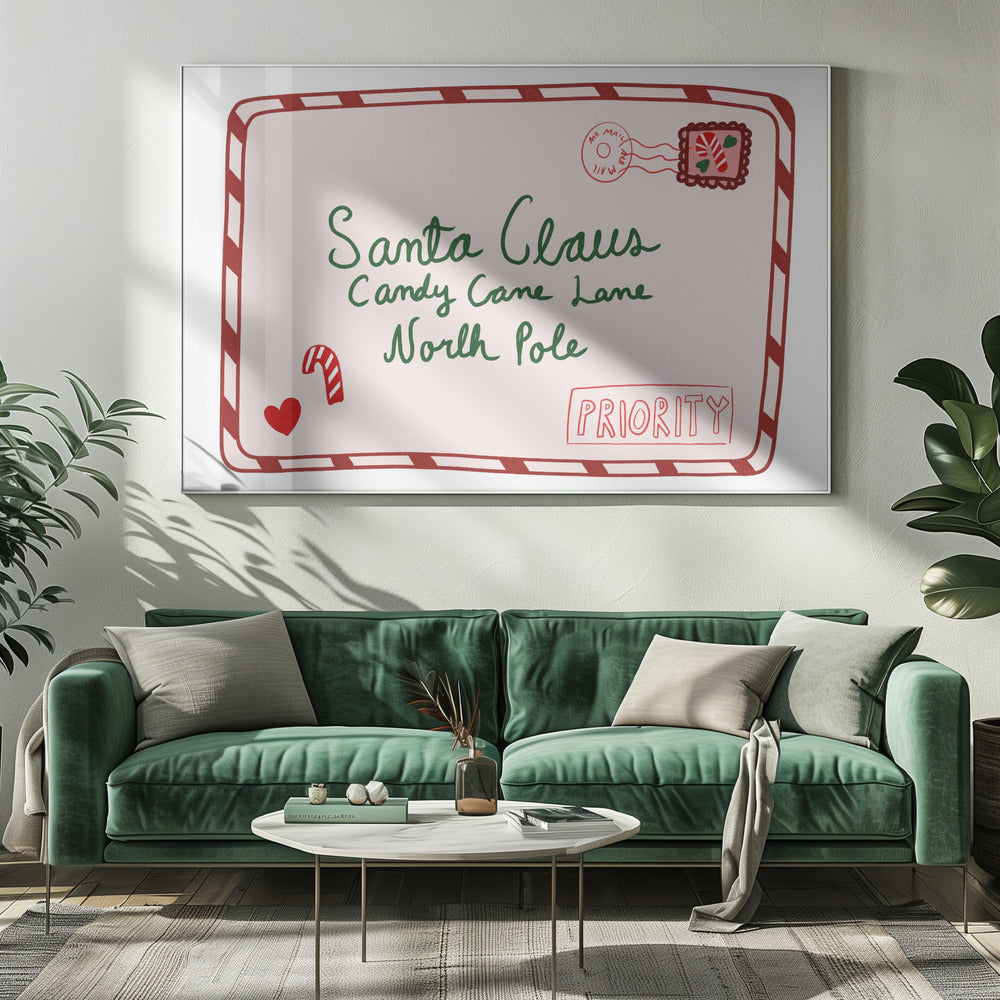 Letter to Santa - Poster / Art Print