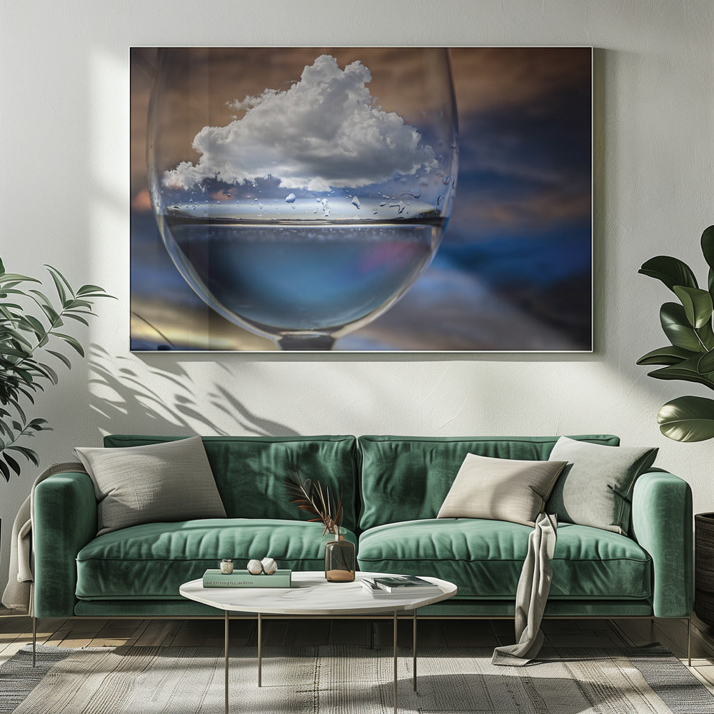 Cloud in a glass - Poster / Art Print