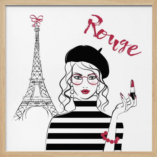 Paris Rouge - Poster / Art Print