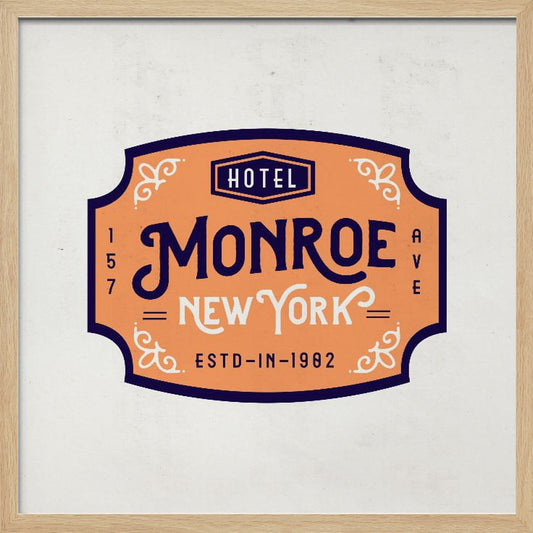 Monroe Hotel New York - Poster / Art Print