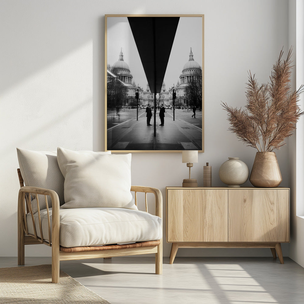 Reflecting St.Paul - Poster / Art Print