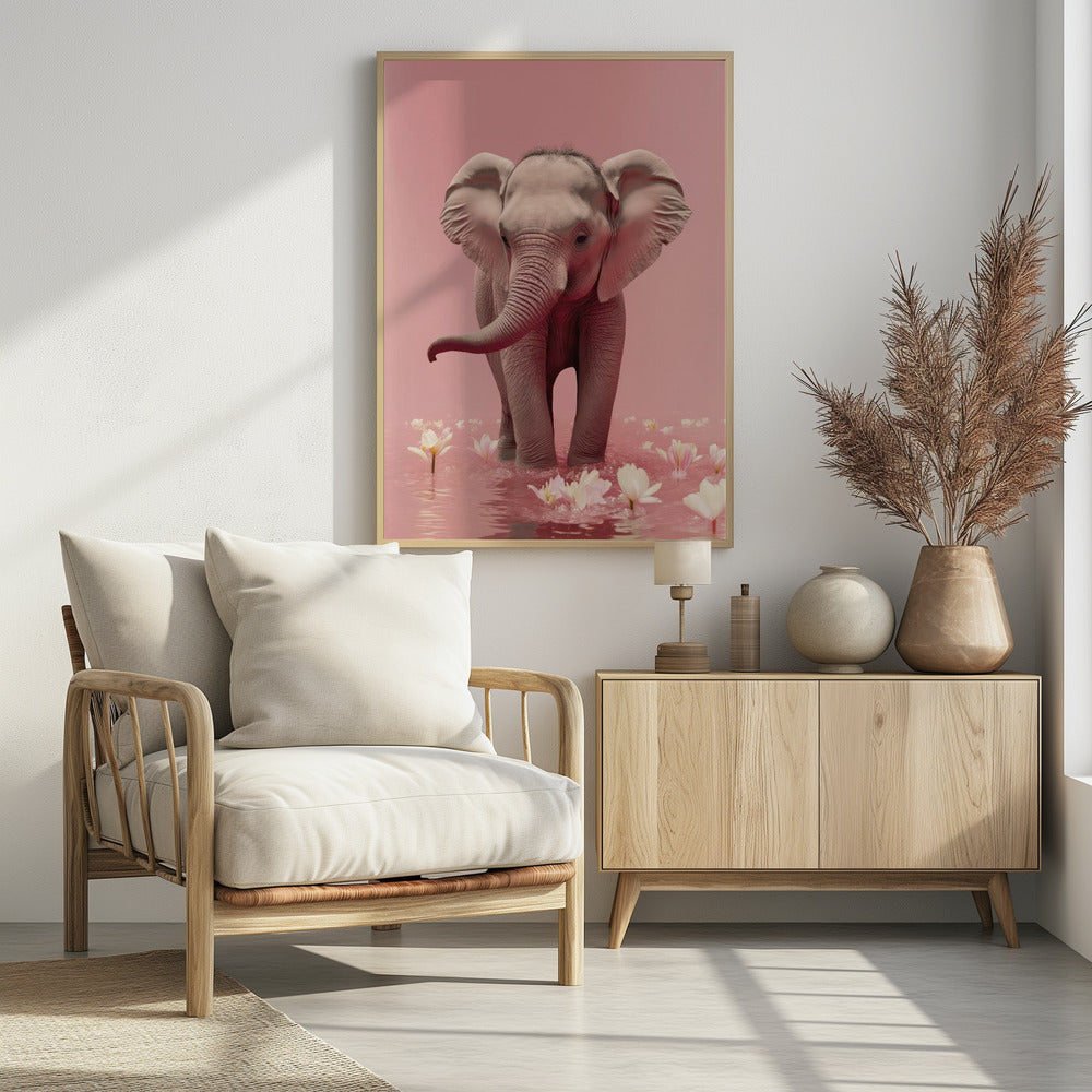 Young Elephant - Poster / Art Print