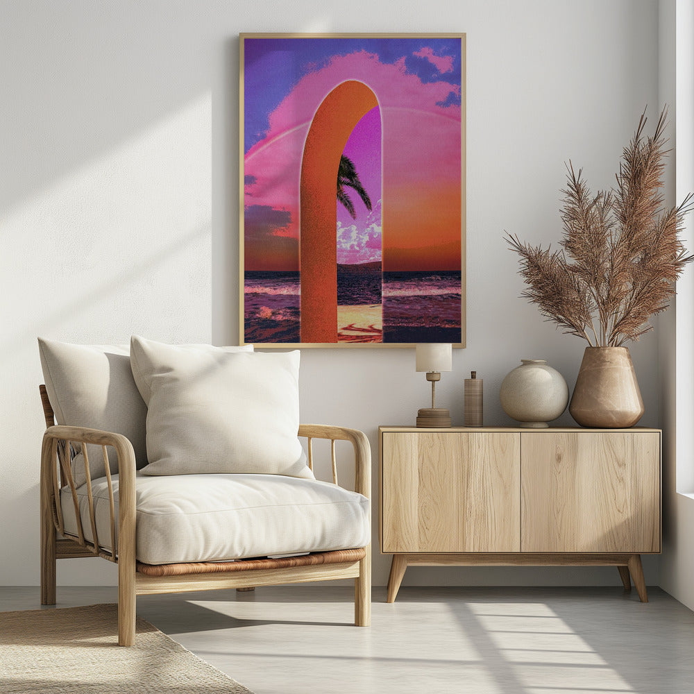 Portal Vaporwave - Poster / Art Print