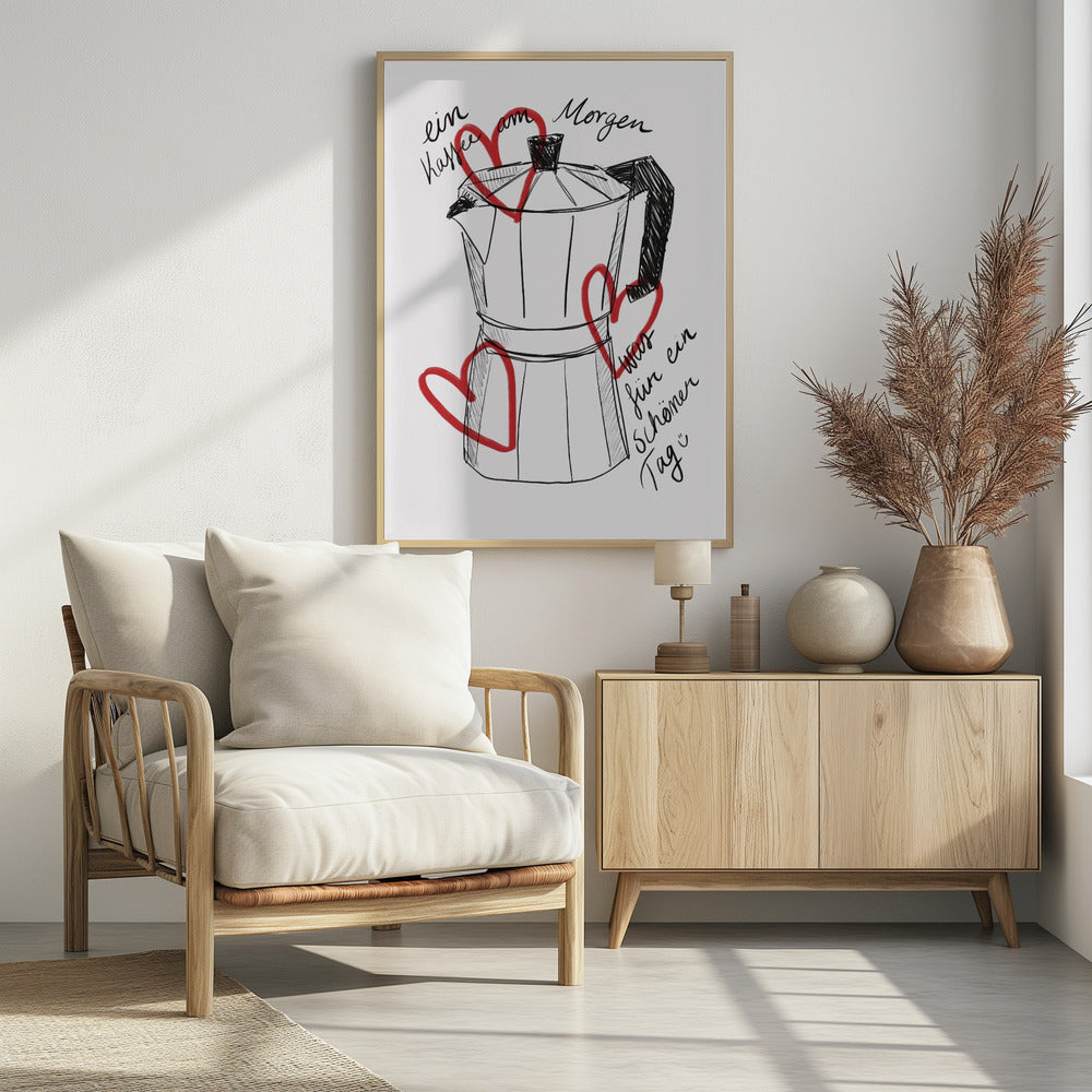 Kaffee am Morgen - Poster / Art Print