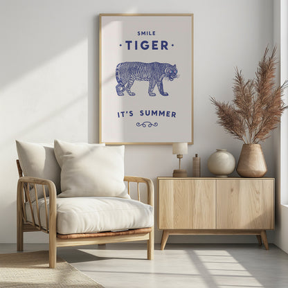 Smile Tiger - Poster / Art Print