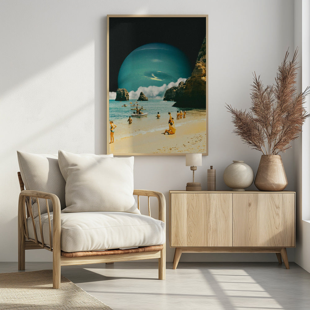 Space Beach - Poster / Art Print