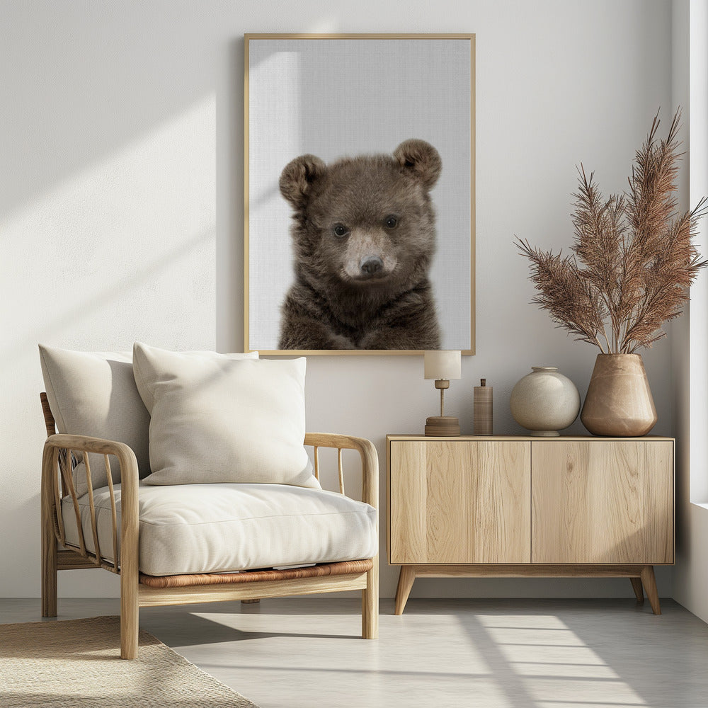 Peekaboo Baby Bear - Poster / Art Print