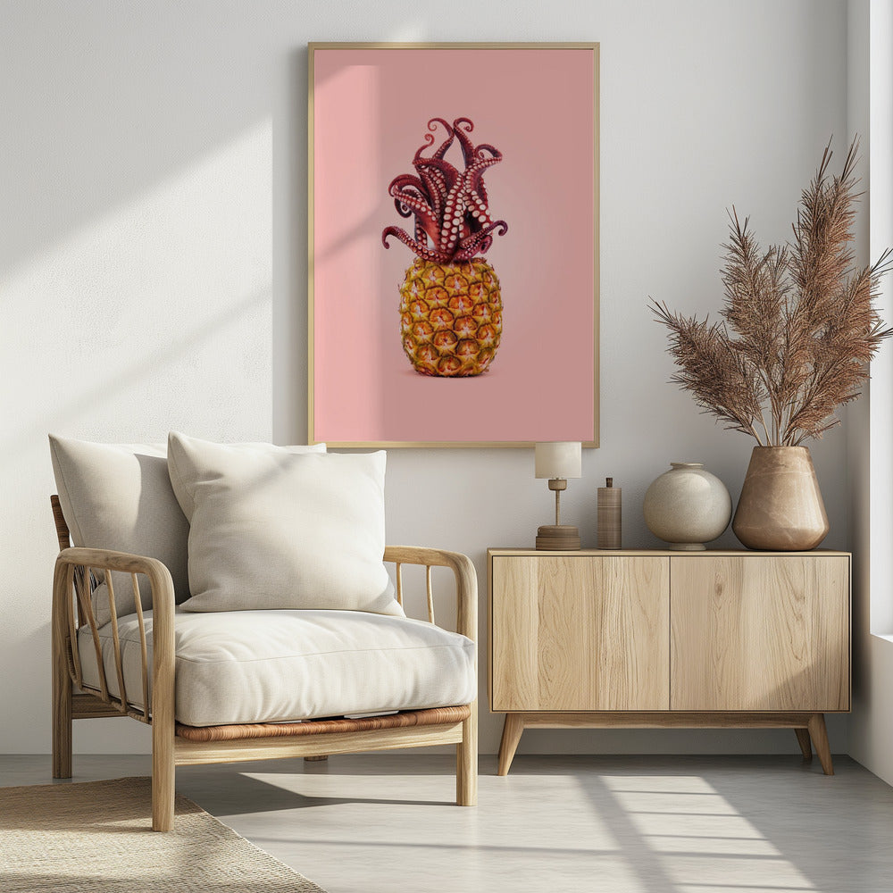 Octopus Pineapple - Poster / Art Print