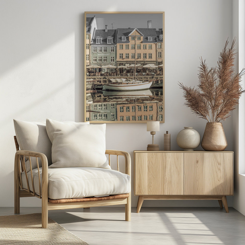 COPENHAGEN VINTAGE Quiet Nyhavn - Poster / Art Print