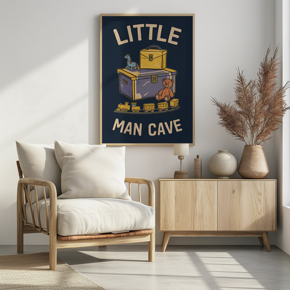 Little Man Cave - Poster / Art Print